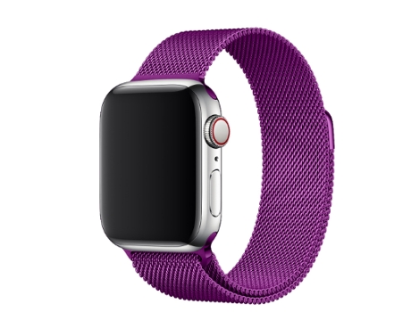 Correa Pulsera Milanese Mesh para Apple Watch Series 6 40Mm Morado