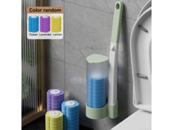 Cepillo de baño desechable CDQ, herramienta de limpieza de paredes, color verde claro, Jortmrd