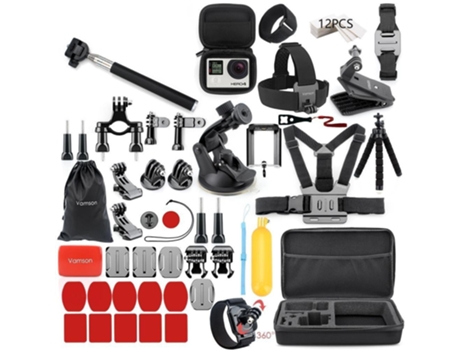 Conjunto de Accesorios SLOWMOOSE Vs77A para Go Pro Hero 8 7 6 5 4