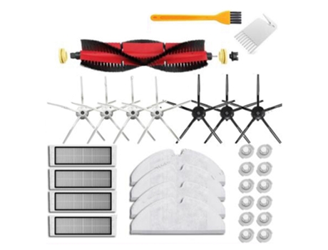 Para XiaoMi Roborock S5 Max S50 S51 S55 S6 S6 accesorios puros piezas de limpiador al vacío cepillo principal de filtro HEPA lavable