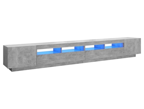 Mueble para la televisión VIDAXL Gris Madera contrachapada (300x35x40 cm)