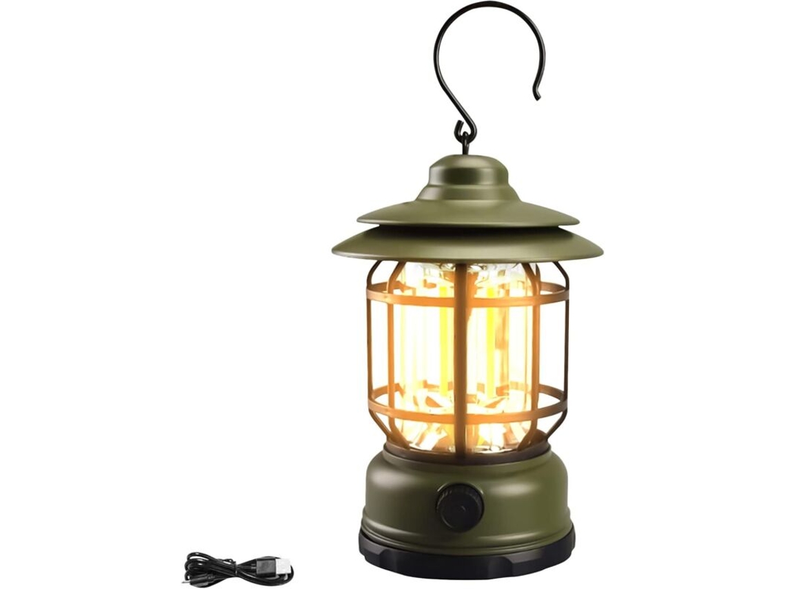 Linterna Led Portátil Recargable, 200 Lm – Material Abs – Funciona Con Pilas