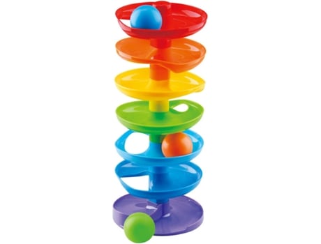 Juego Didácticos PLAYGO Torre espiral de bolas con 7 pisos de (15x15,5x37 cm - 12 meses)