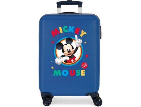 Maleta de Cabina DISNEY Mickey Cirkle Rígida Azul