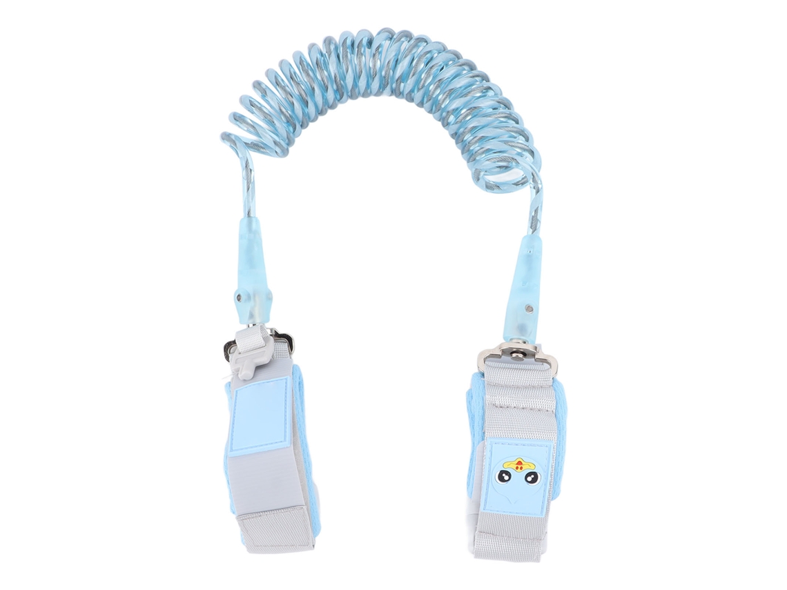 Correa De Seguridad Infantil De 2 M Con Rotación De 360° Y Reflector Nocturno Para Evitar Pérdidas - Azul