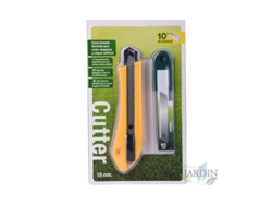 Cutter para Césped Artificial 18Mm de Acero Inoxidable 10 Hojas de Recambios SUINGA