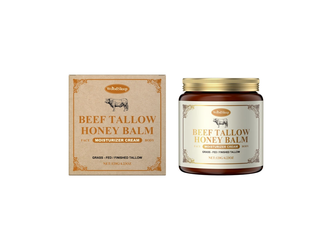 Crema hidratante de grasa de res y miel