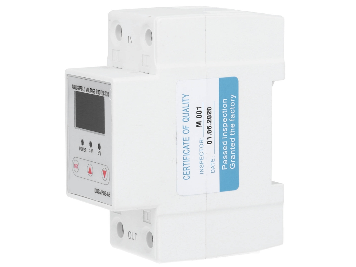 Protector De Voltaje Automático Con Recuperación Y Reinicio Ajustable Ddsvpd363 (63a)
