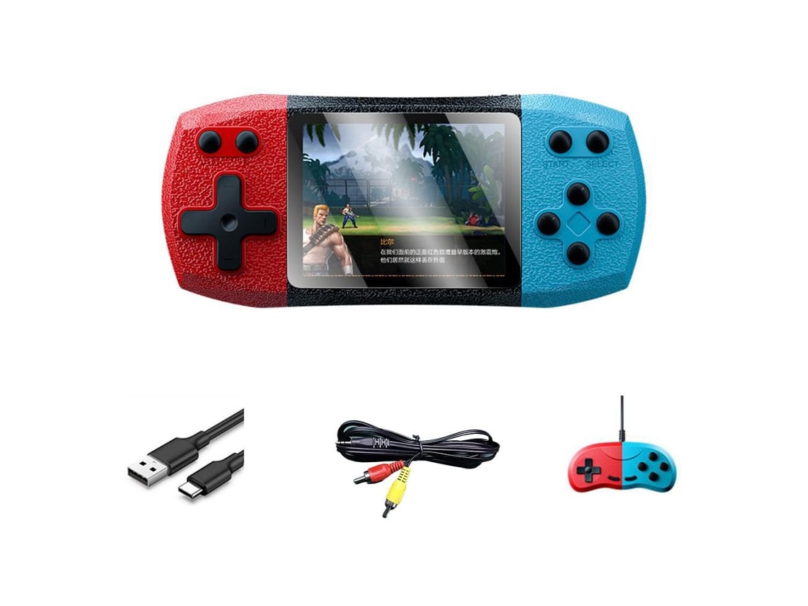 Console Portátil De Jogos Retrô Com 620 Jogos Integrados Tela Colorida Para Viagens Acampamentos Atividades Ao Ar Livre