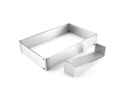 Molde para pasteles ajustable para cocinar tú mismo, construcción de acero inoxidable que garantiza durabilidad y superficie antiadherente para hornear y servir fácilmente.