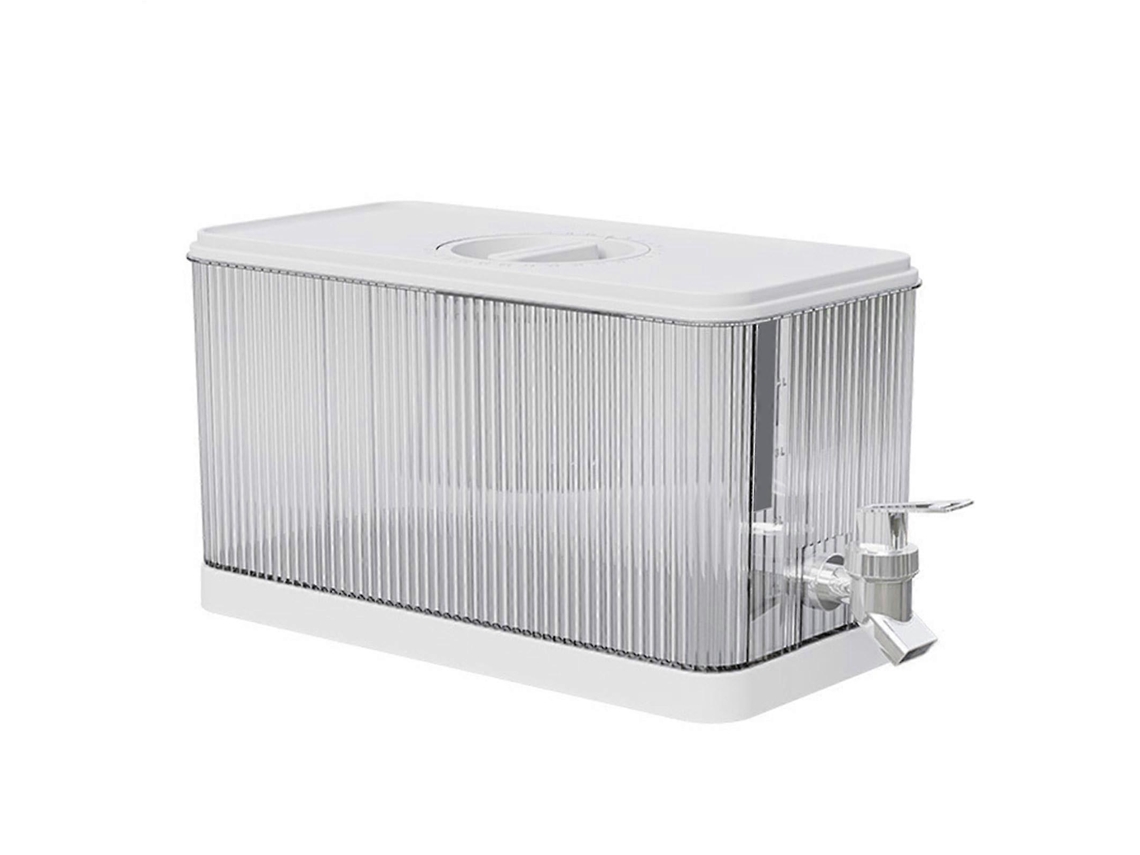 Dispensador de agua para refrigerador de gran capacidad con grifo antigoteo, hervidor eléctrico con base elevada para fiestas.