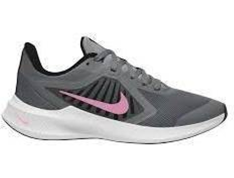 Zapatillas NIKE Downshifter 10 GS Niños (35.5 - Gris y Rosa)