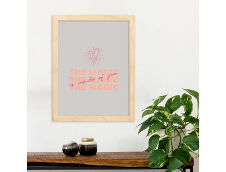 Póster NACNIC la Magia Dentro de Tí con Mensajes Positivos Sobre El Amor Propio.