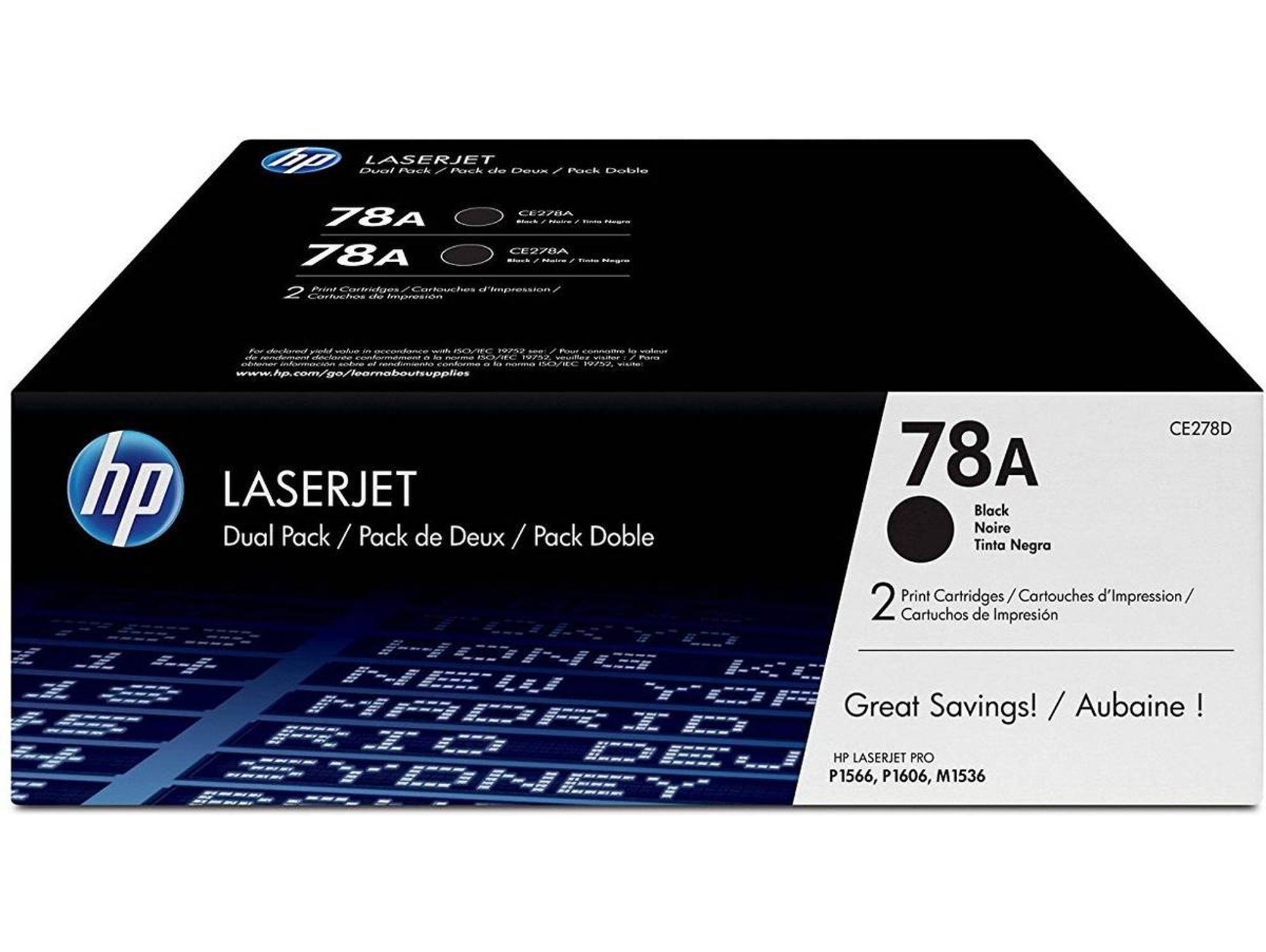 Pack de Toneres HP 78A - CE278AD Negro