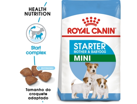 Comida ROYAL CANIN Starter Mother & Babydoog Mini Seca para Cachorro Recém-Nascido y Cadela Gestante/Lactante de Porte Pequeño (Cantidad: 8 kg)