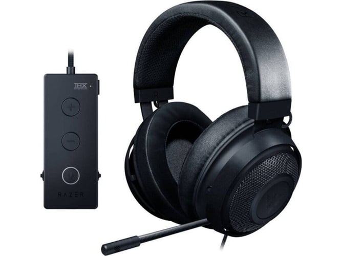 Auriculares Gaming Con Cable RAZER Kraken Tournament (Over Ear - PC - Negro)