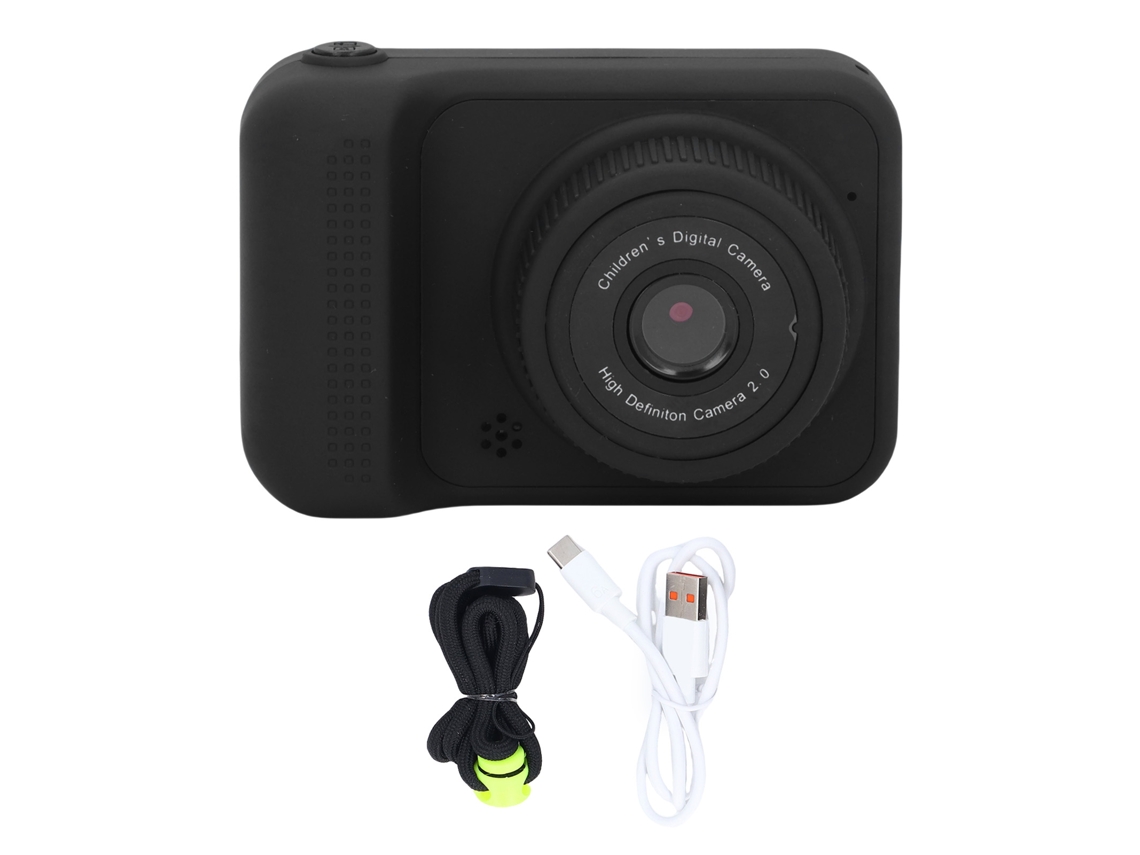 Bj - Câmera de vídeo digital de brinquedo HD para crianças com gravação de fotos e vídeos.