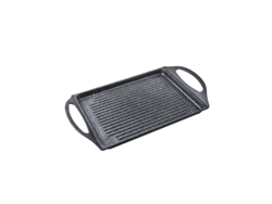 Plancha Aluminio Fundido Piedra Rayada 28x22cm