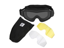 Óculos De Moto Anti-embaçamento Anti-poeira Atv Bicicleta Off-road Protetores De Olhos Com Lentes Intercambiáveis Preto