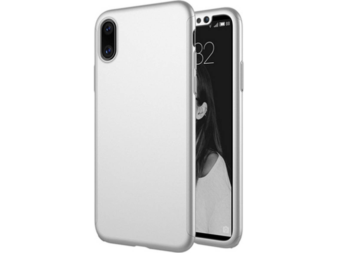 Funda iPhone X WJS Gris