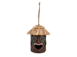 Casita Para Pájaros Colgante De Resina De 20x12 Cm, Decorativa, Para Jardín O Exteriores.