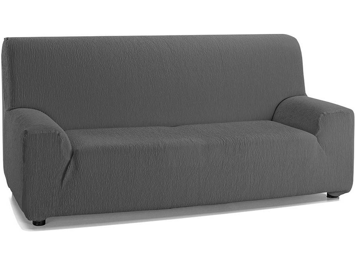 Funda de Sofá TODOPARAMICASA Emilia Gris (3 Plazas - 220 cm)