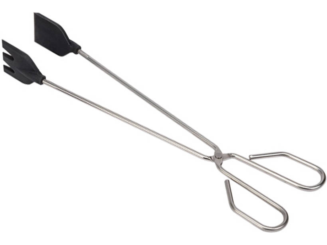 Pinzas de Acero Inoxidable. con Pala de Nylon de 35Cm Benson Promo Line