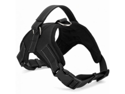 Arnés Perros Mediano/grande, Talla L, Negro, Ajustable, Acolchado Suave, Con Asa