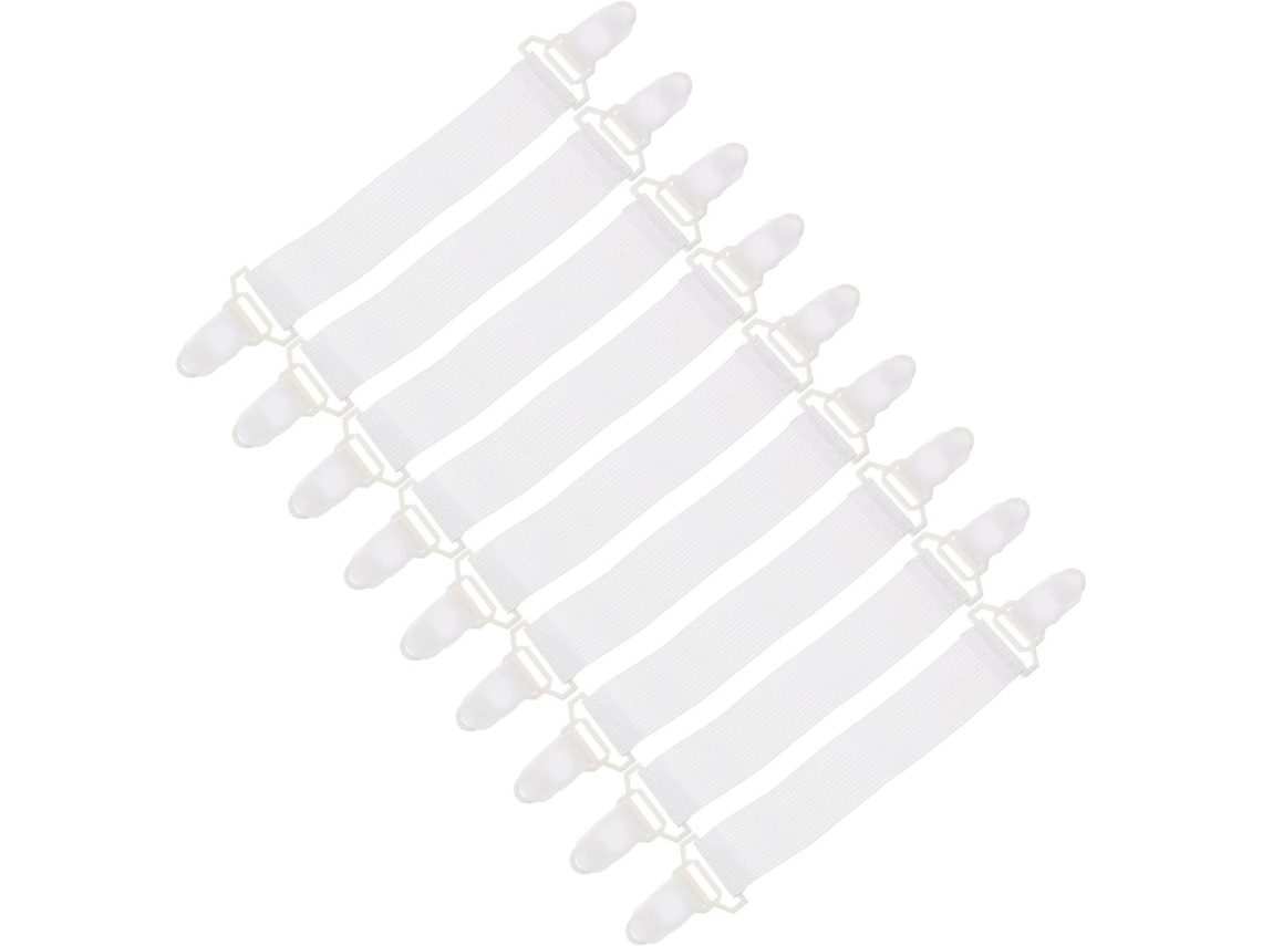 Pinzas Juego De 16 Plástico Y Tela Para Sábanas.