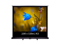 Pantalla de proyección portátil 2,00 x 1,50m Formato 4/3