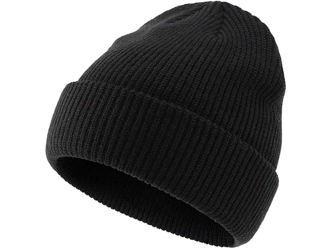 Gorro De Invierno Clásico Y Cálido Para Hombre, Tejido Acrílico Con Puño Mágico.