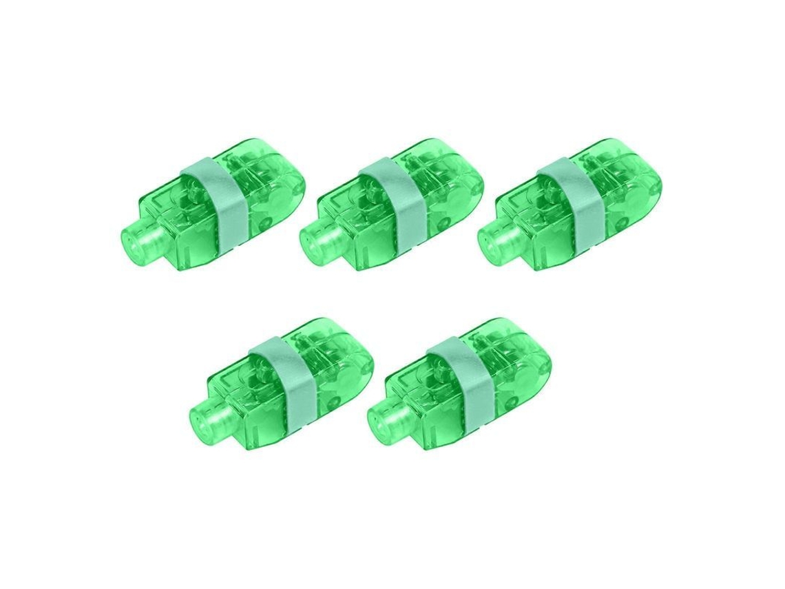 Luces De Dedo 5 Pack Juguetes Luminosos Para Niños Adultos Regalos De Fiesta Navidad Halloween Verde Puw6098 Verde