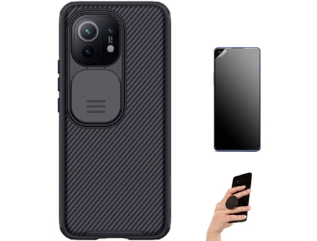 Kit Carcasa, Protector y Soporte Xiaomi Mi 11 Ultimatte Nillkin Camshield