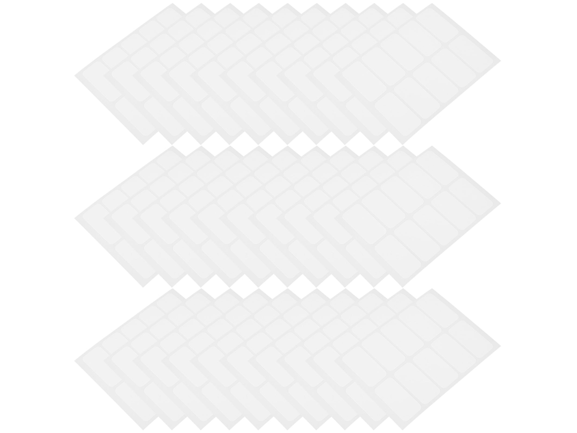 120 Etiquetas, Aptas Para Ropa, Vestidos, Botellas, Placas De Cobre, Pegatinas Infantiles, Blancas.