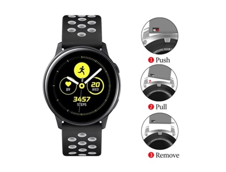 Pulsera Desportiva GIFT4ME para Realme TechLife Watch R100 Negro / Negro