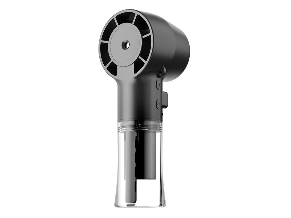 Ventilador nebulizador, enfriador de aire Chrui de 1200 mAh (negro)
