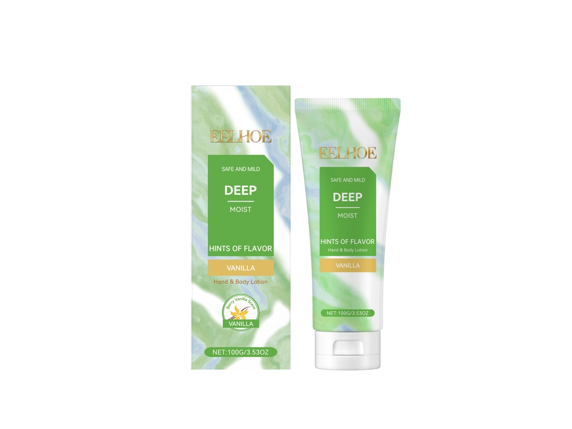 Loción corporal hidratante con aroma a vainilla