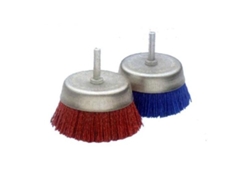 Bellota cepillo taza 50826-  75 f (fino azul) ind.nylon abrasivo