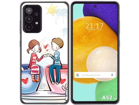 Carcasa Samsung Galaxy A52 / A52 5G / A52s 5G TUMUNDOSMARTPHONE Café Multicolor