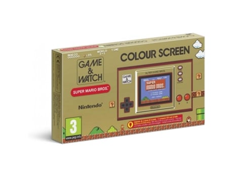 Nintendo Consola game & watch super mario bros edición limitada retro 35 aniversario