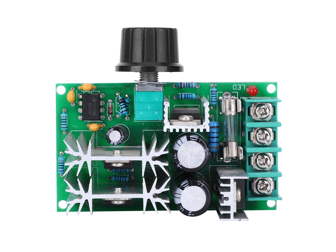 Módulo Controlador De Velocidad De Motor Pwm De Cc 12v 24v 36v 48v 20a Regulador De Potencia