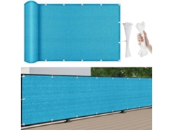 400 X 80 Cm, Mampara Privacidad, Hdpe, Transpirable, Para Balcón, Piscina