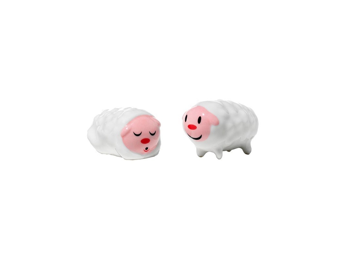 Conjunto de 2 Ovejas - Tiny Little Sheep A DI ALESSI