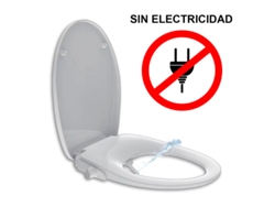 Tapa Inodoro Bidet Incorporado Doble Ducha Sin Electricidad