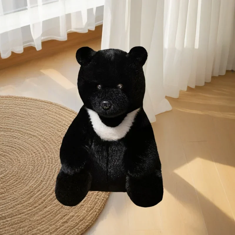 (oso Negro De 28 Cm) Un Adorable Osito De Peluche, El Regalo De Cumpleaños Perfecto.