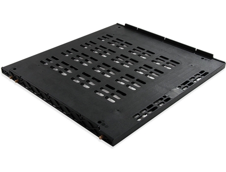 EMUCA Base de Ventilación para Frigoríficos Integrados Frigo - Para Paneles de 16mm de Grosor - Plástico - Negro