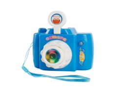 Mini Cámara De Juguete De Plástico Azul Para Niños Con Lente Extensible Y Sonido De Obturador.