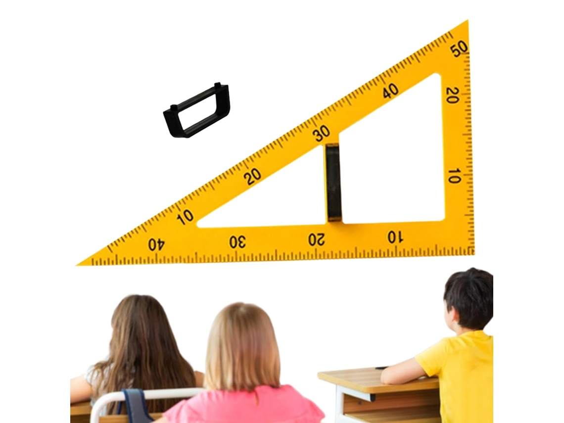 Transportador Para Profesores | Regla Geométrica De 45/60 Grados Para Profesores