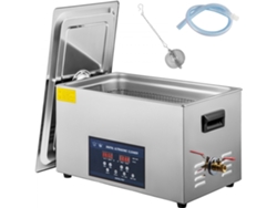 Máquina de limpieza ultrasónica de acero inoxidable de 30 l, 220 V, con calefacción, Tekmaquinas