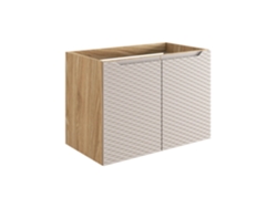 Armario Bajo Lavabos FURNLUX Ocean (Beige, Madera Contrachapada - 80X46X57 Cm)